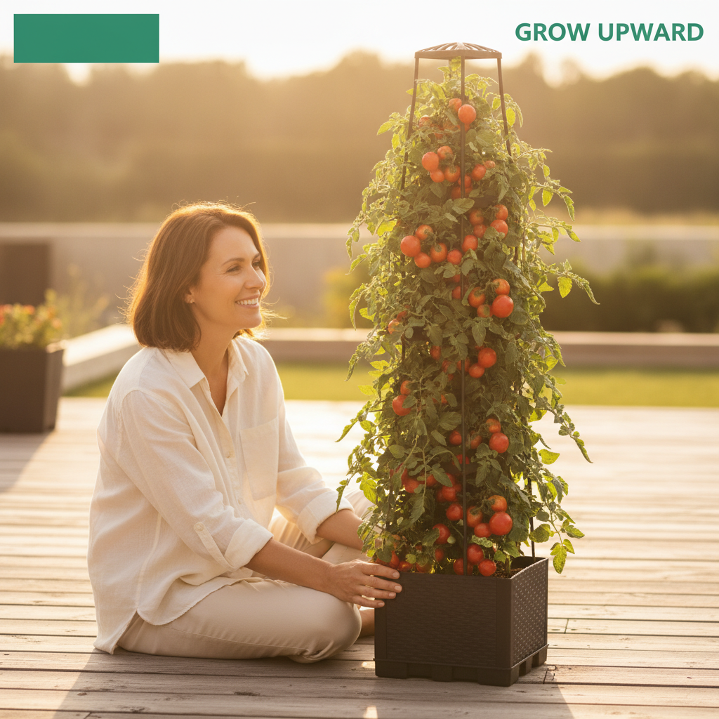 Garden Raised Bed Planter Boxes with Trellis