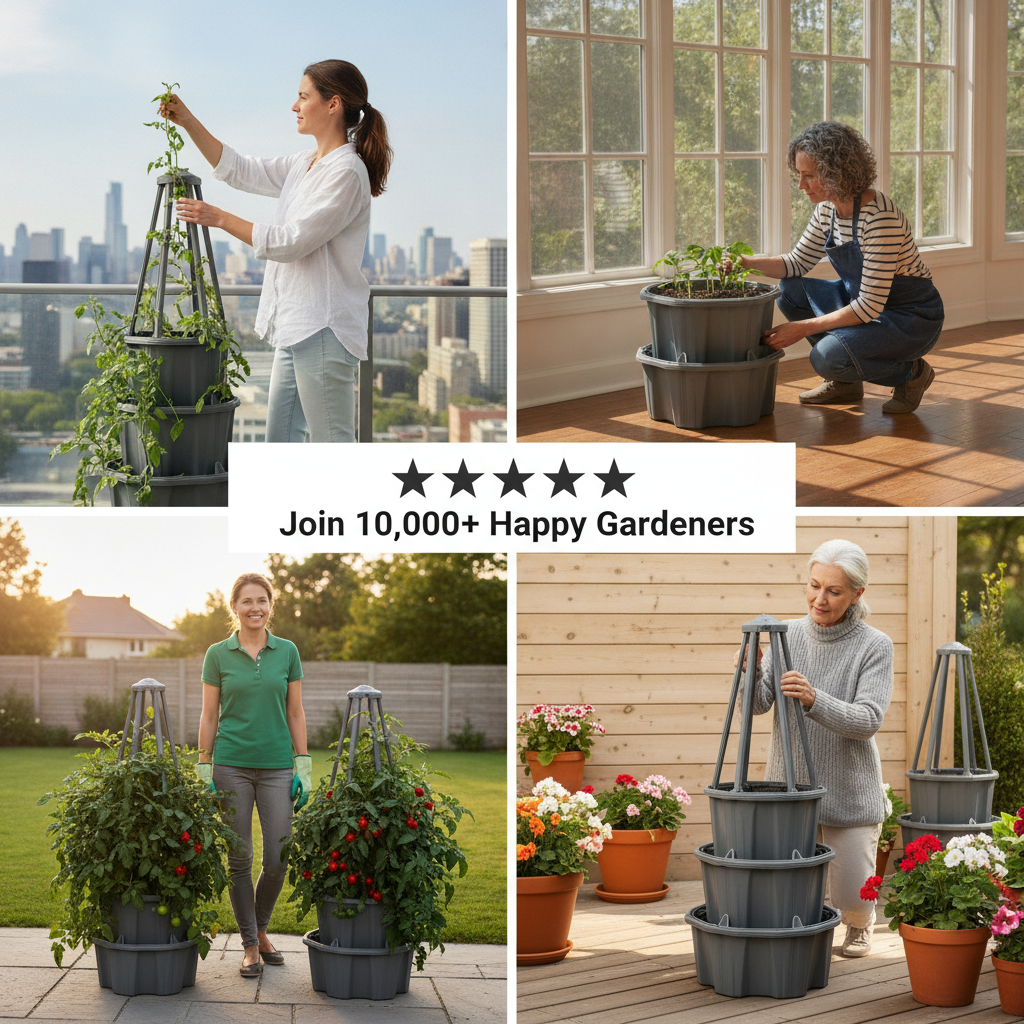 Garden Raised Bed Planter Boxes with Trellis