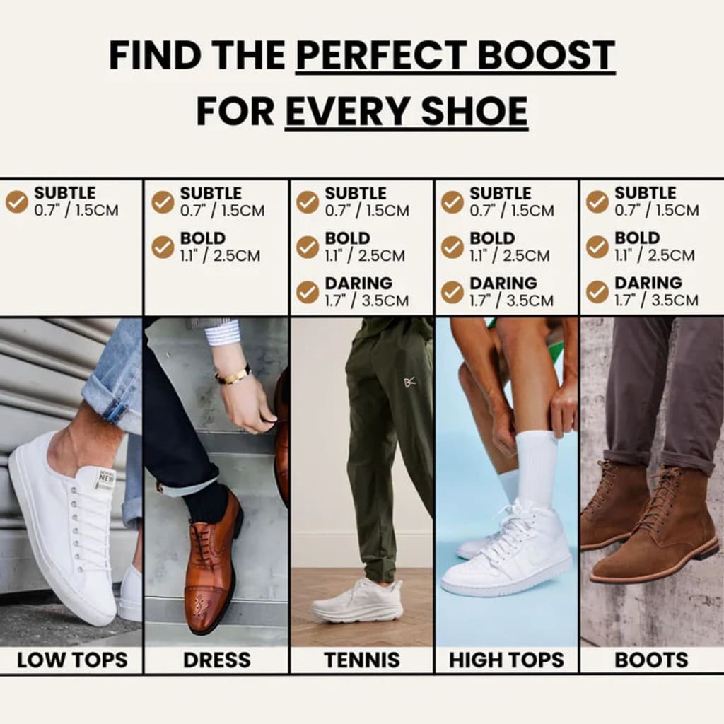 Invisible Height Insoles